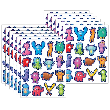 Teacher Created Resources Monsters Stickers, 16 Designs, 1152PK 7087